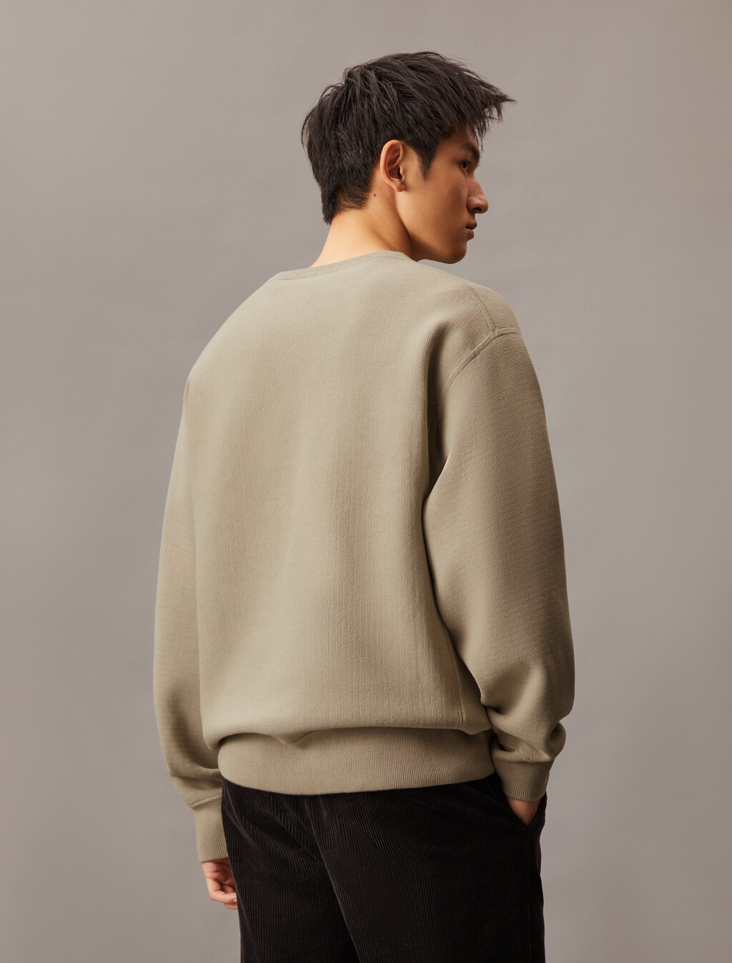 棉質混紡寬鬆運動衫, Pure Cashmere, hi-res