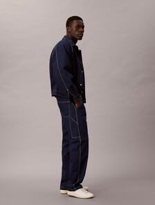 Denim Darted Carpenter Jeans, SHURIKEN RINSE, hi-res