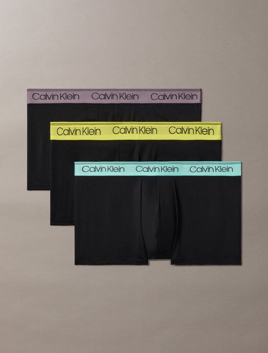 Calvin Klein Logo 低腰貼身短版四角褲 3 件組