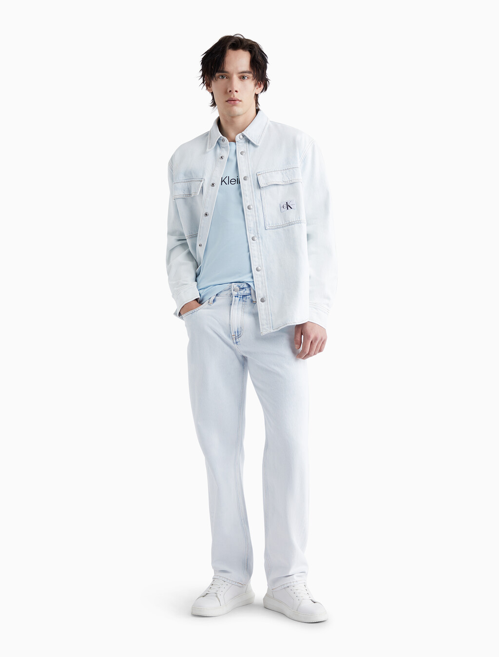 Light Blue 90s Straight Jeans, Denim Light, hi-res