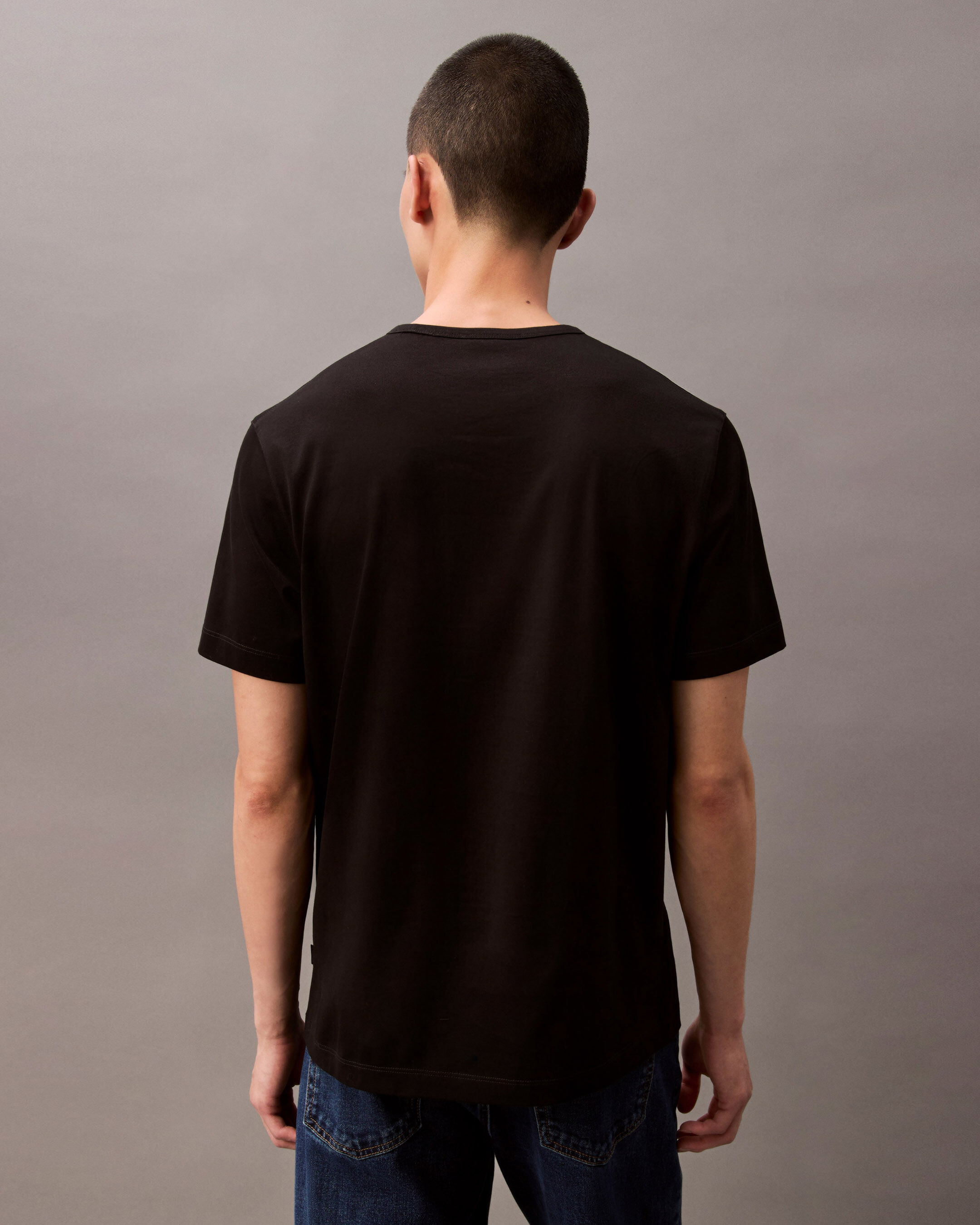 The Calvin Double Mercerized Tee | black | Calvin Klein Taiwan