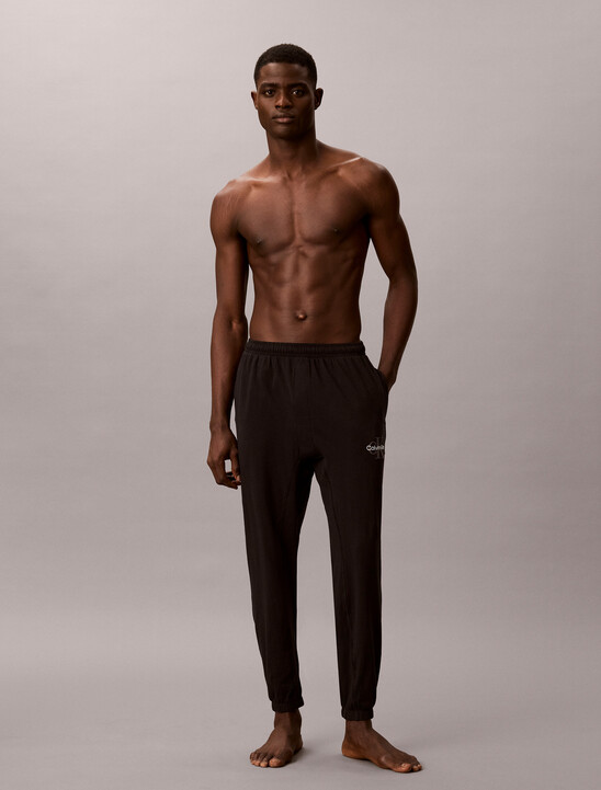 Icon 彈性棉質家居束口褲