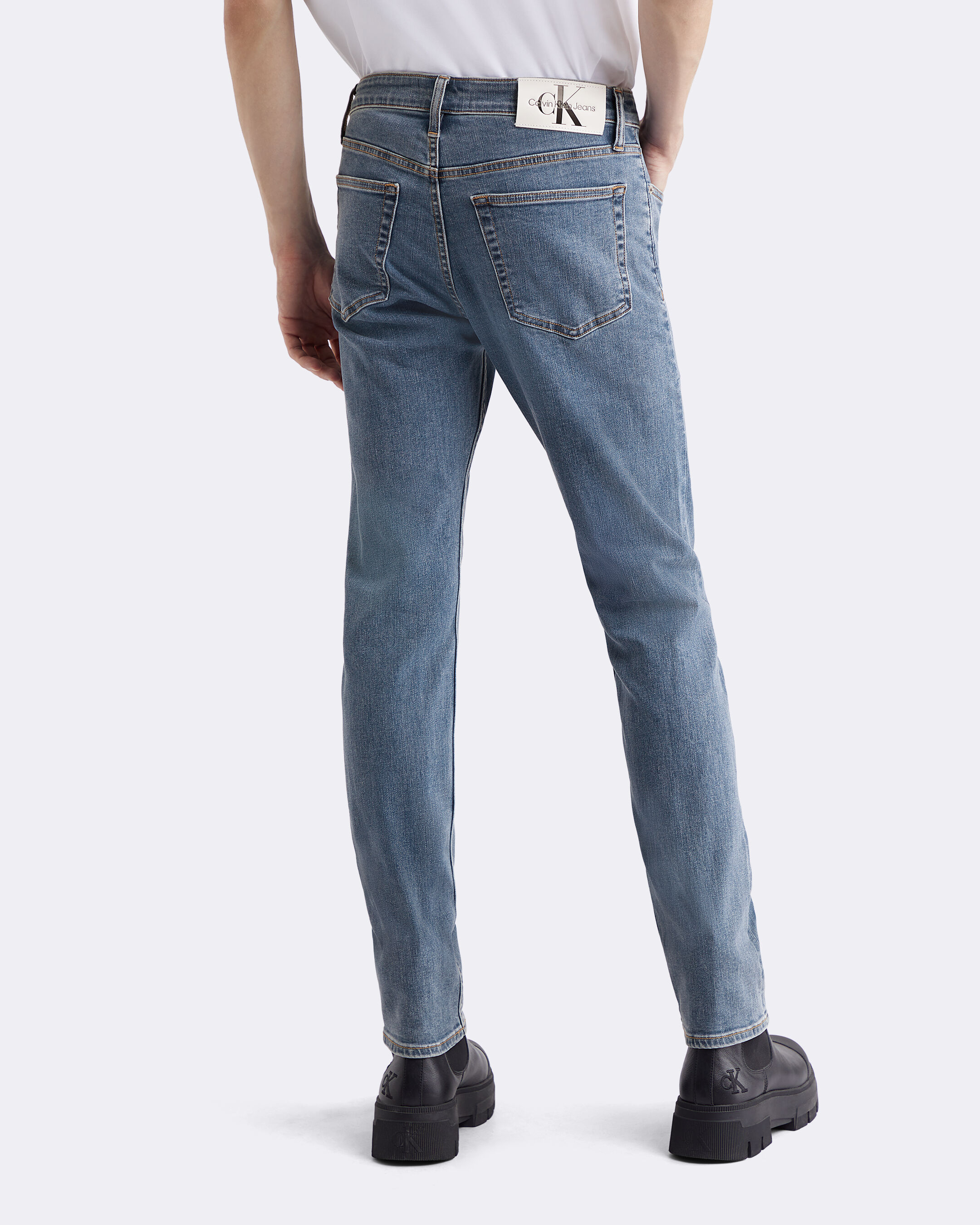 Calvin klein power hot sale stretch jeans