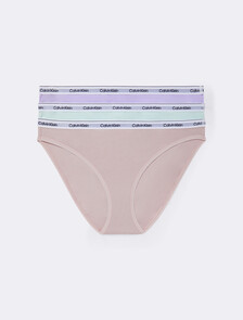 3 Pack Low Rise Bikini Briefs, PINK ICE, hi-res