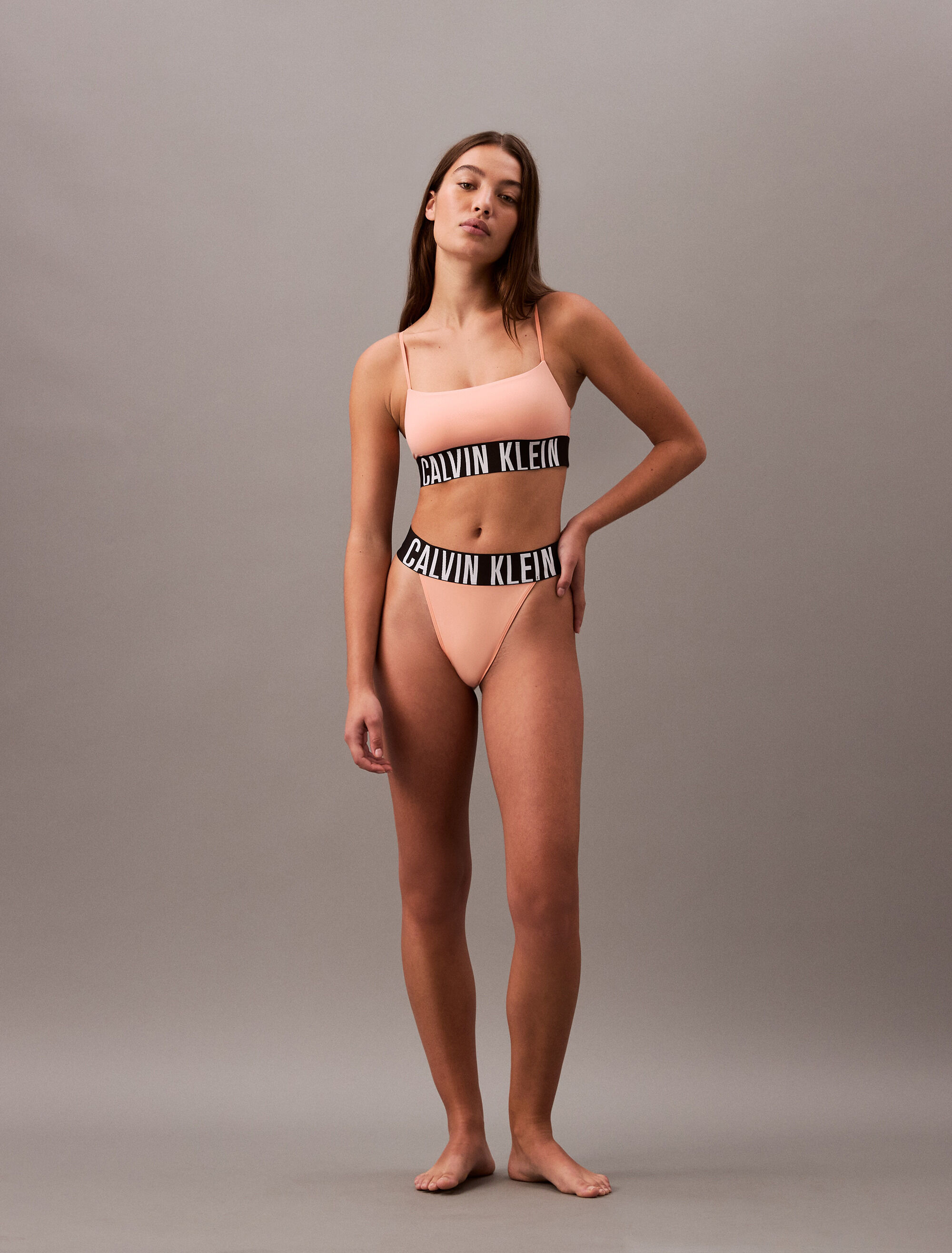  ★Intense Power ブラジリアンビキニ ボトムス Intense Power Brazilian Bikini Bottoms | Calvin Klein