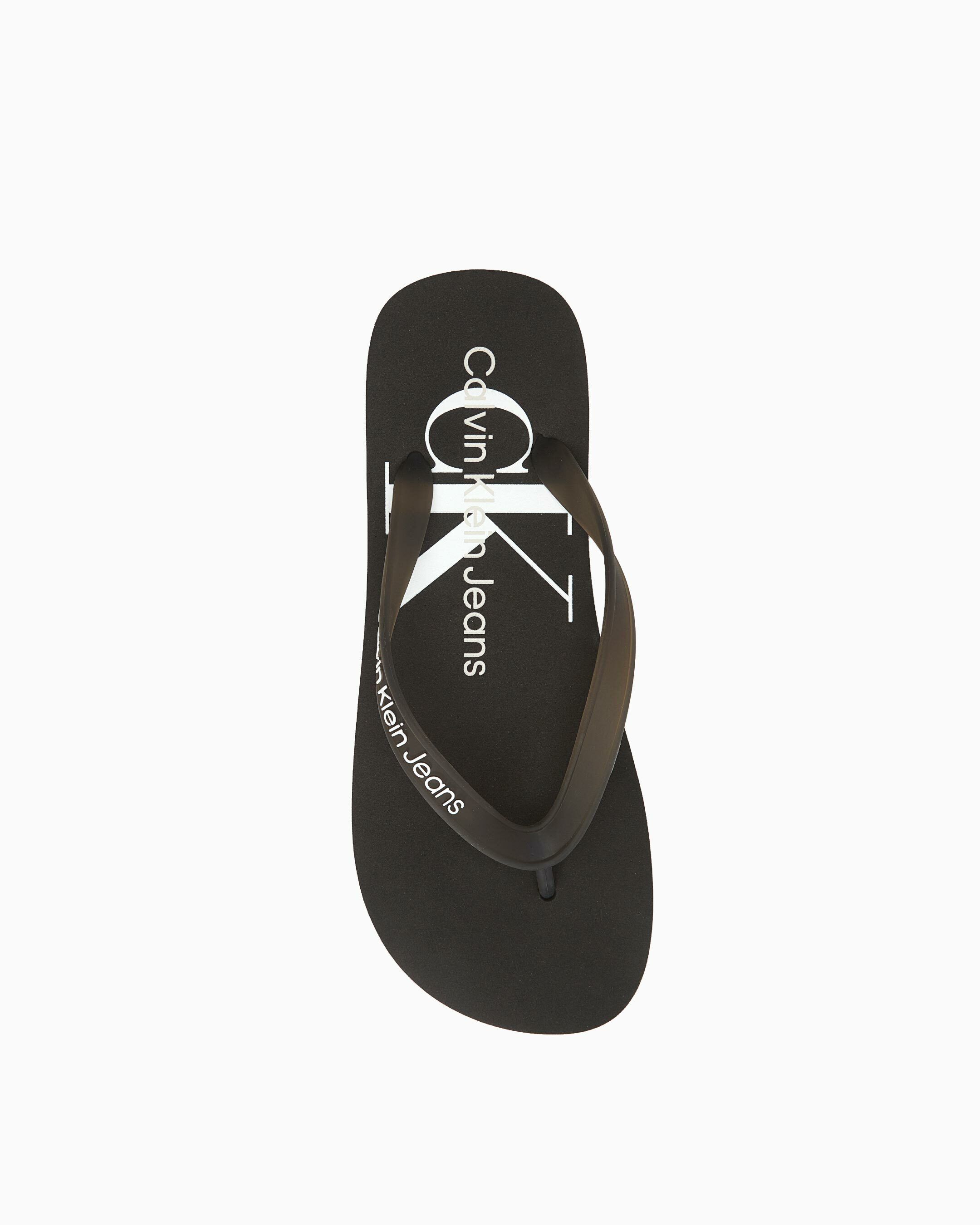 Calvin klein black outlet flip flops