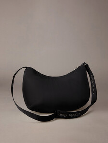 All Day 日常尼龍單肩包, Black, hi-res