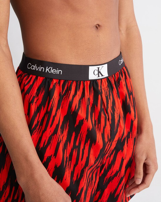 CALVIN KLEIN 1996 梭織棉質平口內褲