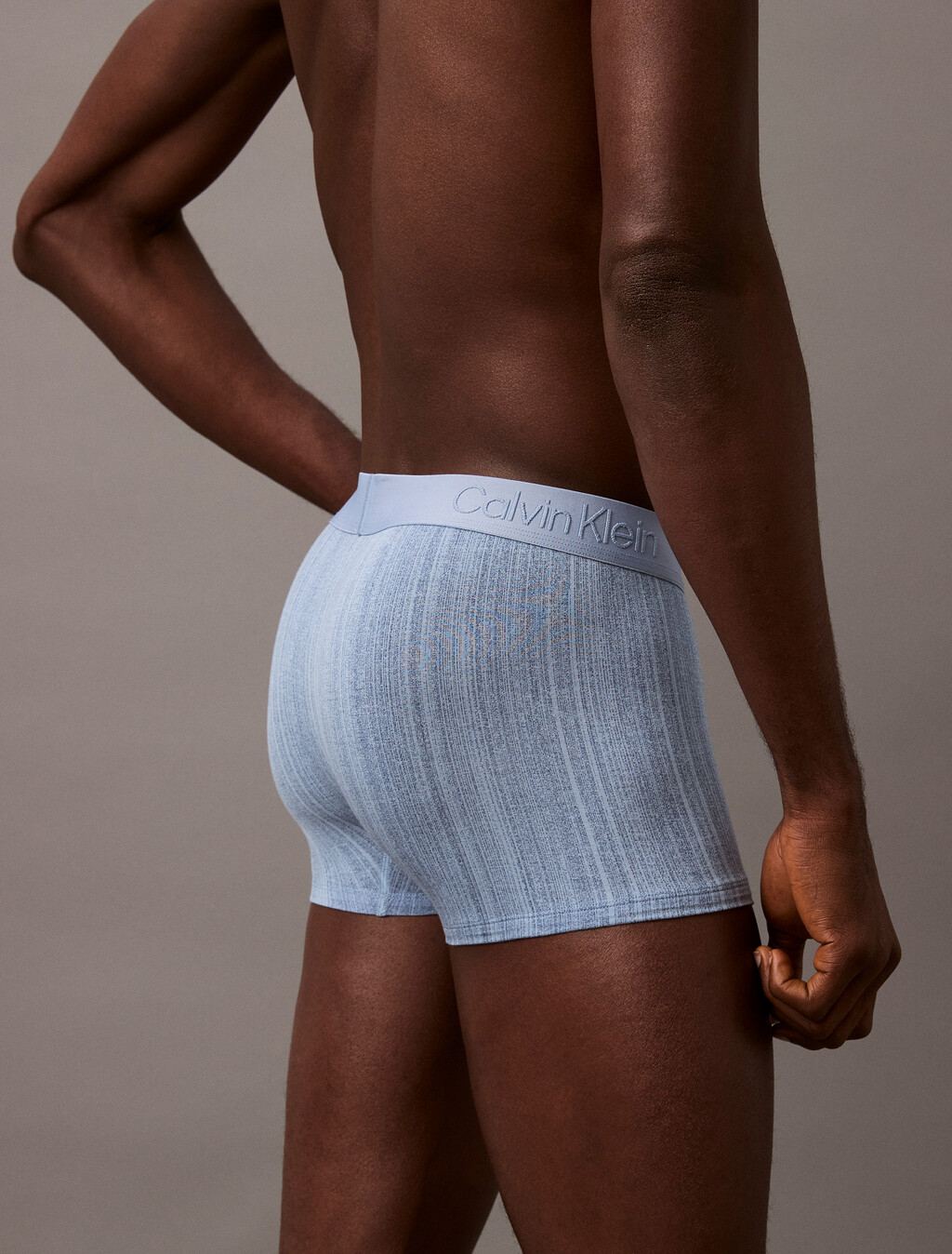 Ultra Soft Modal Trunks, TEXTURED STRIPE_FADED DENIM, hi-res