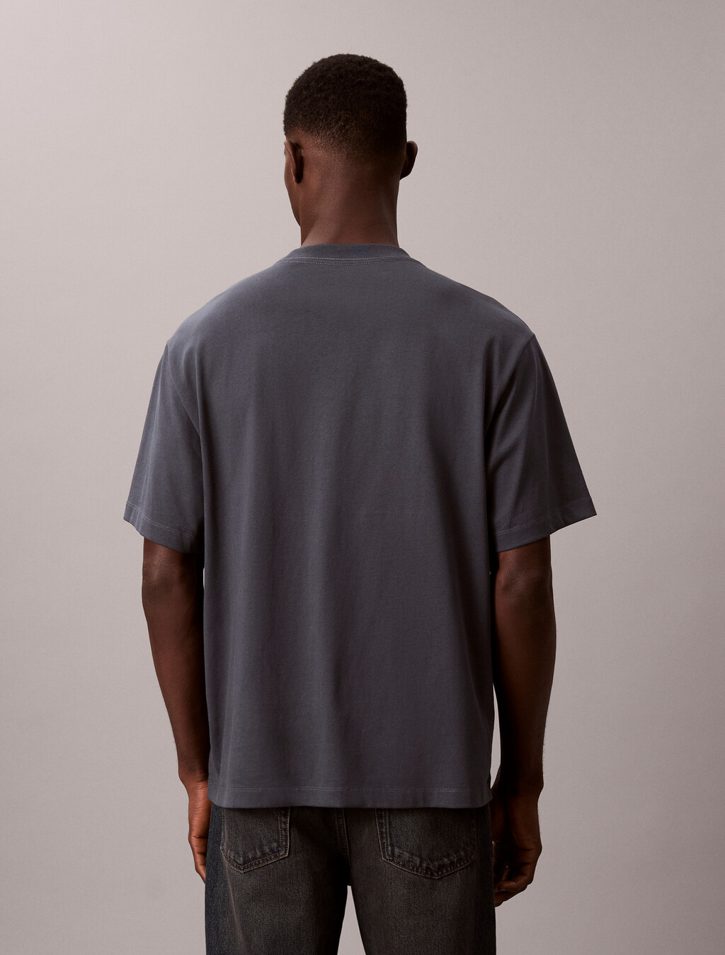 Monologo Graphic Relaxed T-Shirt, Harlem Night Blue, hi-res
