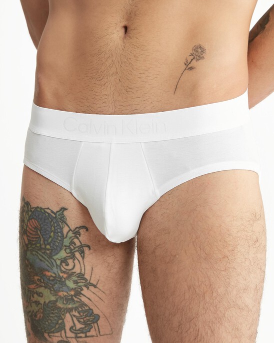 Ck Black Cotton Hipster Briefs