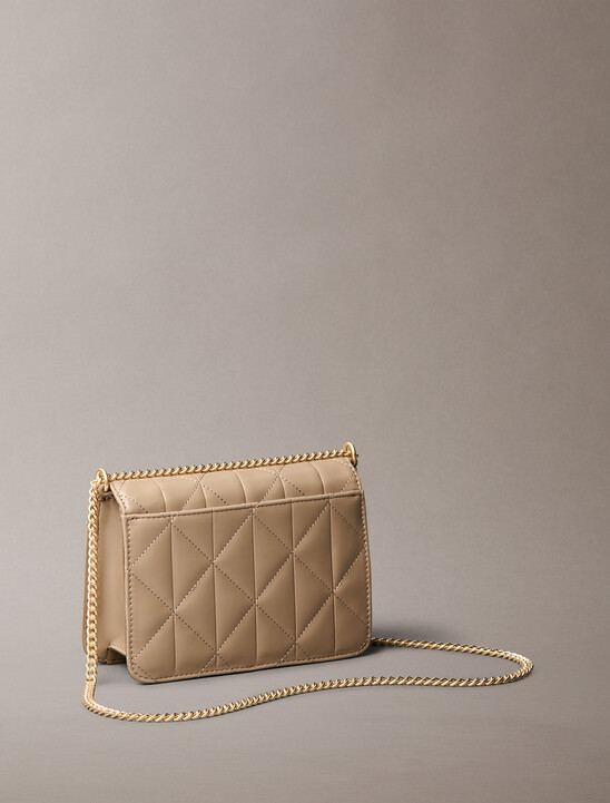 Quilted Emblem Logo Mini Bag