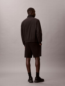 Cotton Terry Graphic Short, Black, hi-res