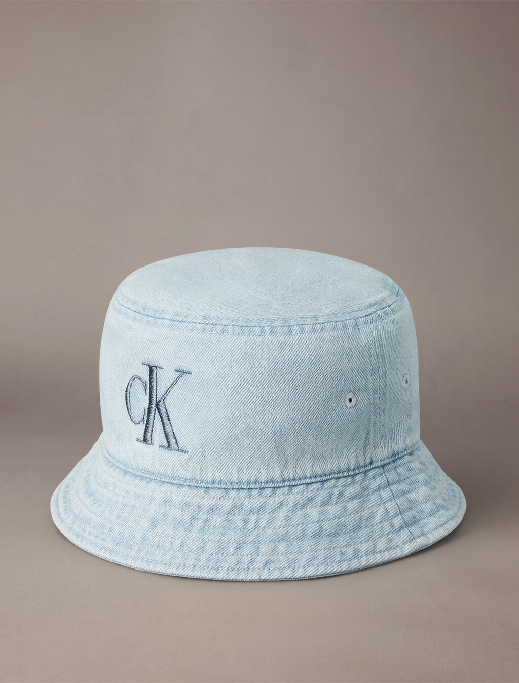特大 Monogram 標誌牛仔漁夫帽, Light Wash Denim, hi-res