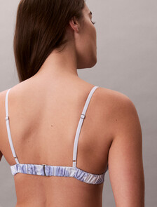 緞面三角胸罩, BUTTERCUP FLORAL HARBOUR LIGHT, hi-res