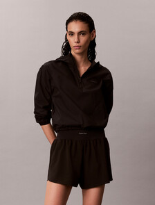 Water-Repellent 2-in-1 Gym Shorts, Black, hi-res