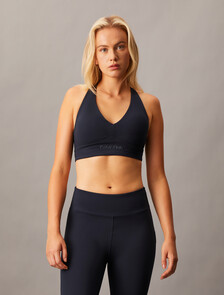 Essentials Soft Sport Medium Support Bra, Black Beauty, hi-res