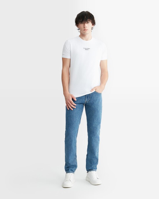 Mid Logo Print Slim Fit Tee