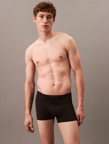 CK Black Bonded Low Rise Trunk, Black, hi-res