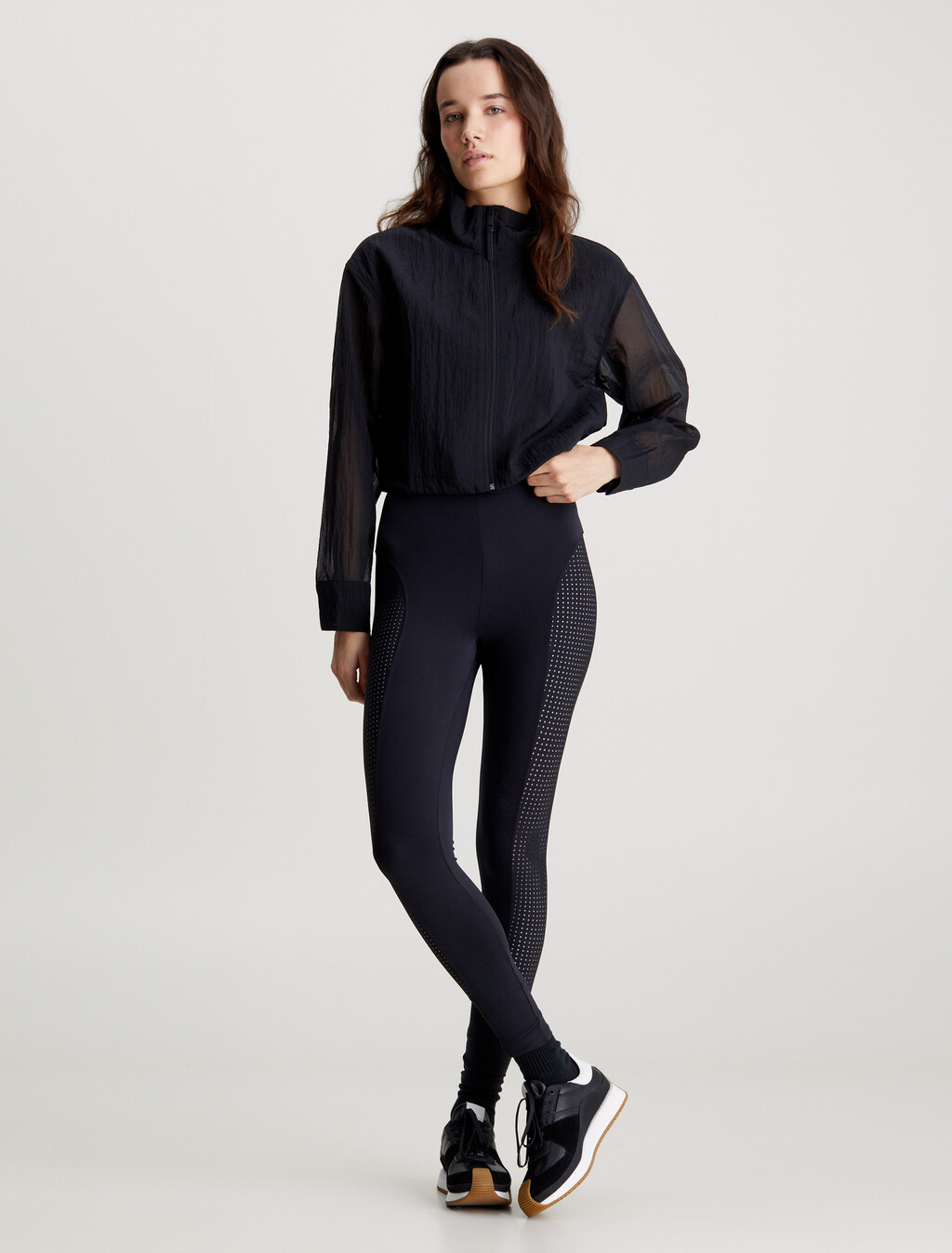 Cropped Windbreaker, BLACK BEAUTY, hi-res