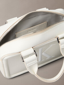 Bold Monogram Mini Tote, Lily White, hi-res