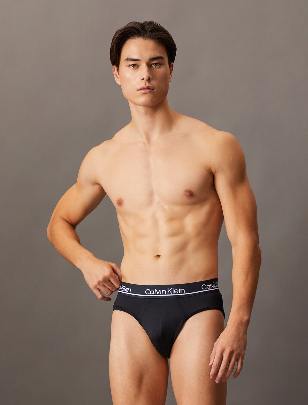 CK Micro Plus Hipster Briefs 3 Pack, BLACK, hi-res