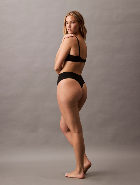 Stay-Put Mesh Thong