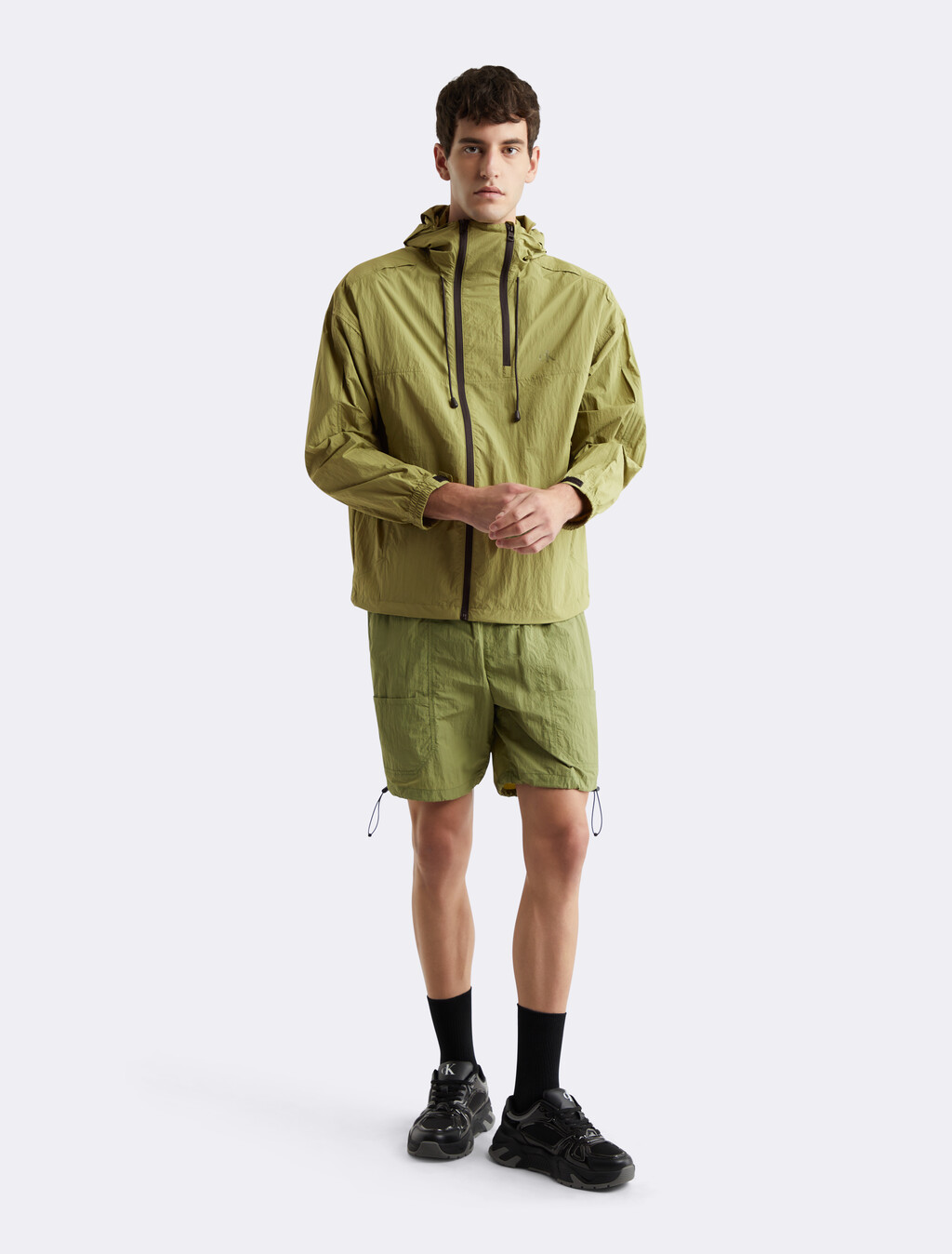 Packable UV Windbreaker, DARK JUNIPER, hi-res