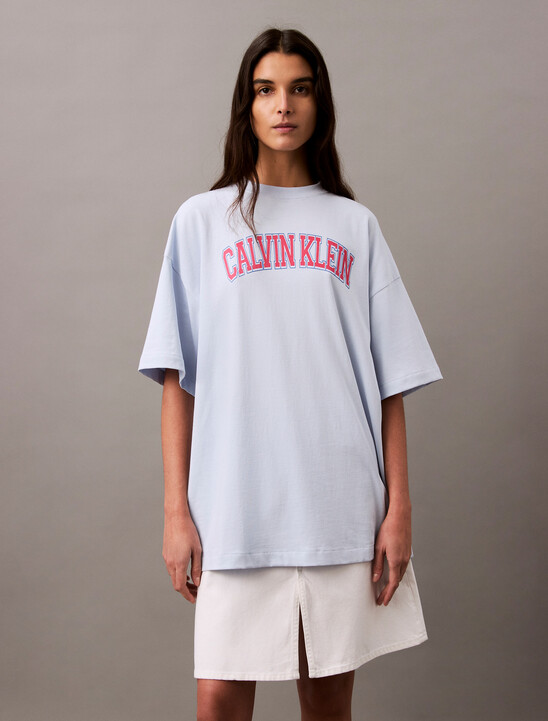 Standard Logo Boxy Varsity Tee