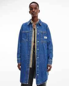 Afrika Ringlet Automatisch UTILITY DENIM SHIRT DRESS