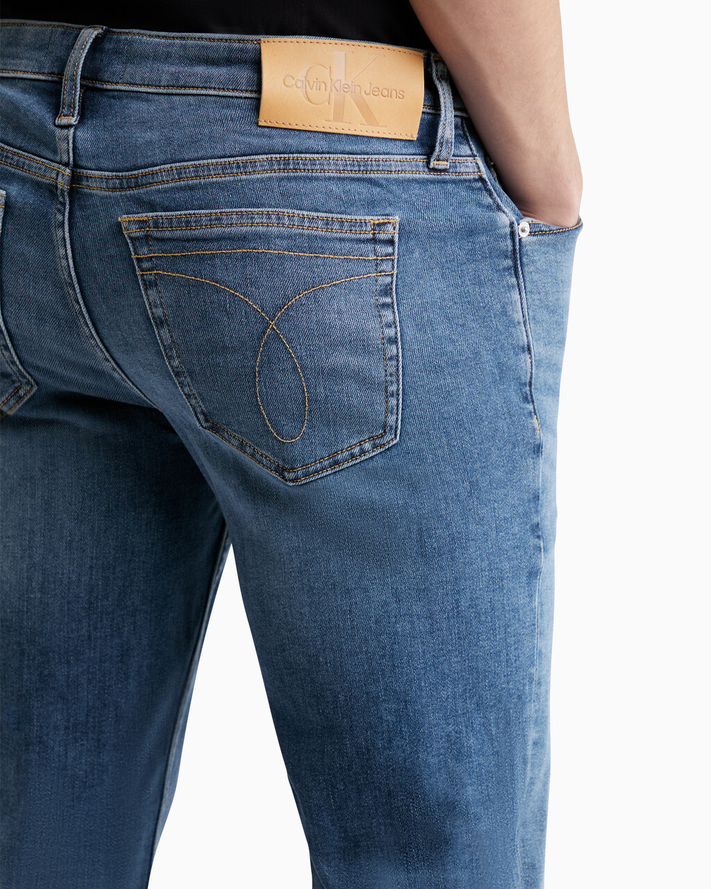 Italian Denim Body Jeans, Denim Medium, hi-res