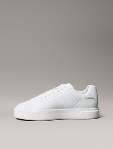 Premier - Leather Signature Trainers, Triple Bright White, hi-res