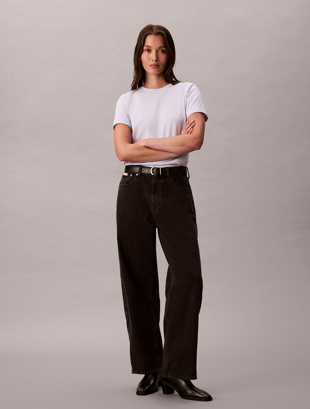 Archive Jersey Crewneck Tee, Lacey Lilac, hi-res