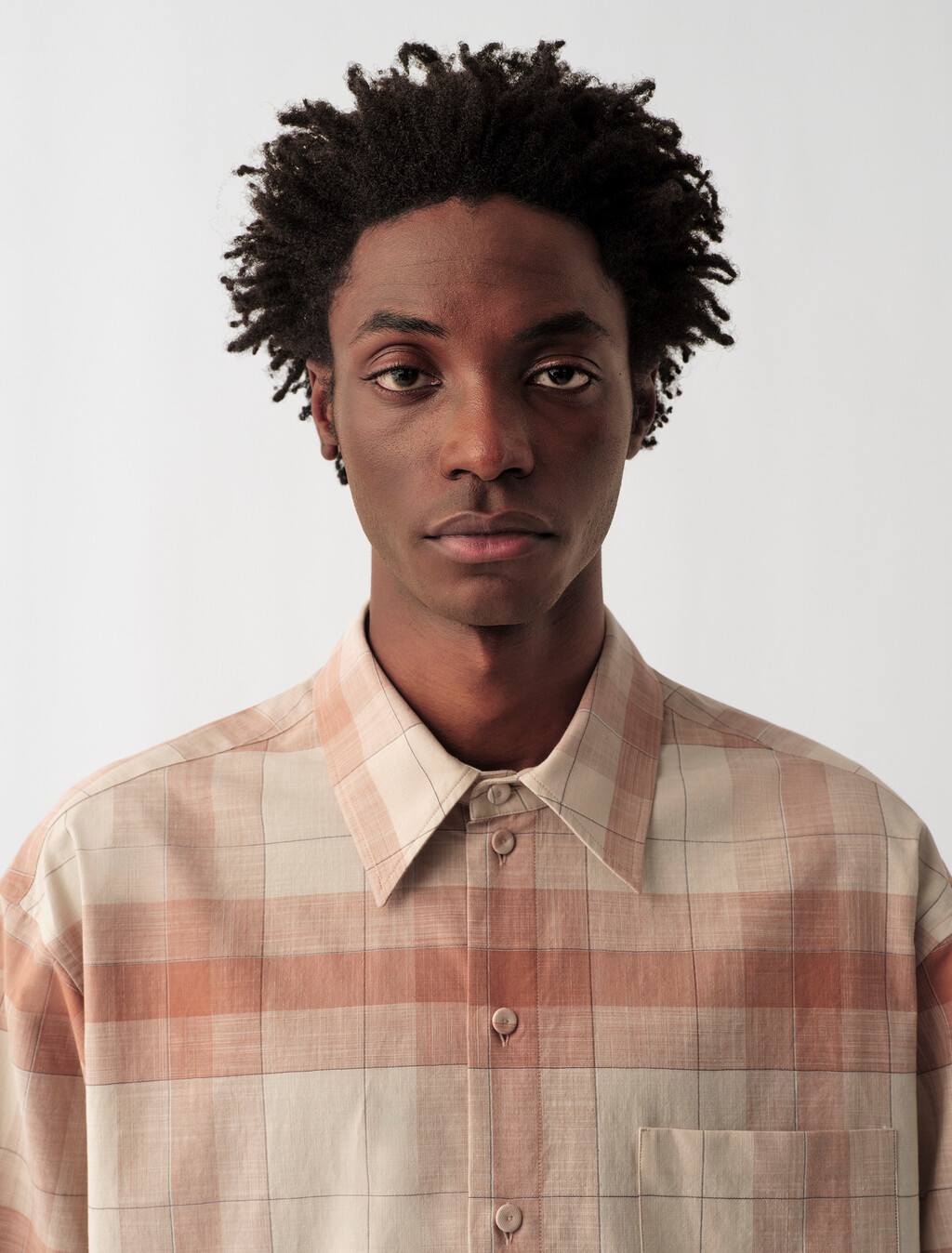 Kit鈕扣襯衫, Sand, hi-res