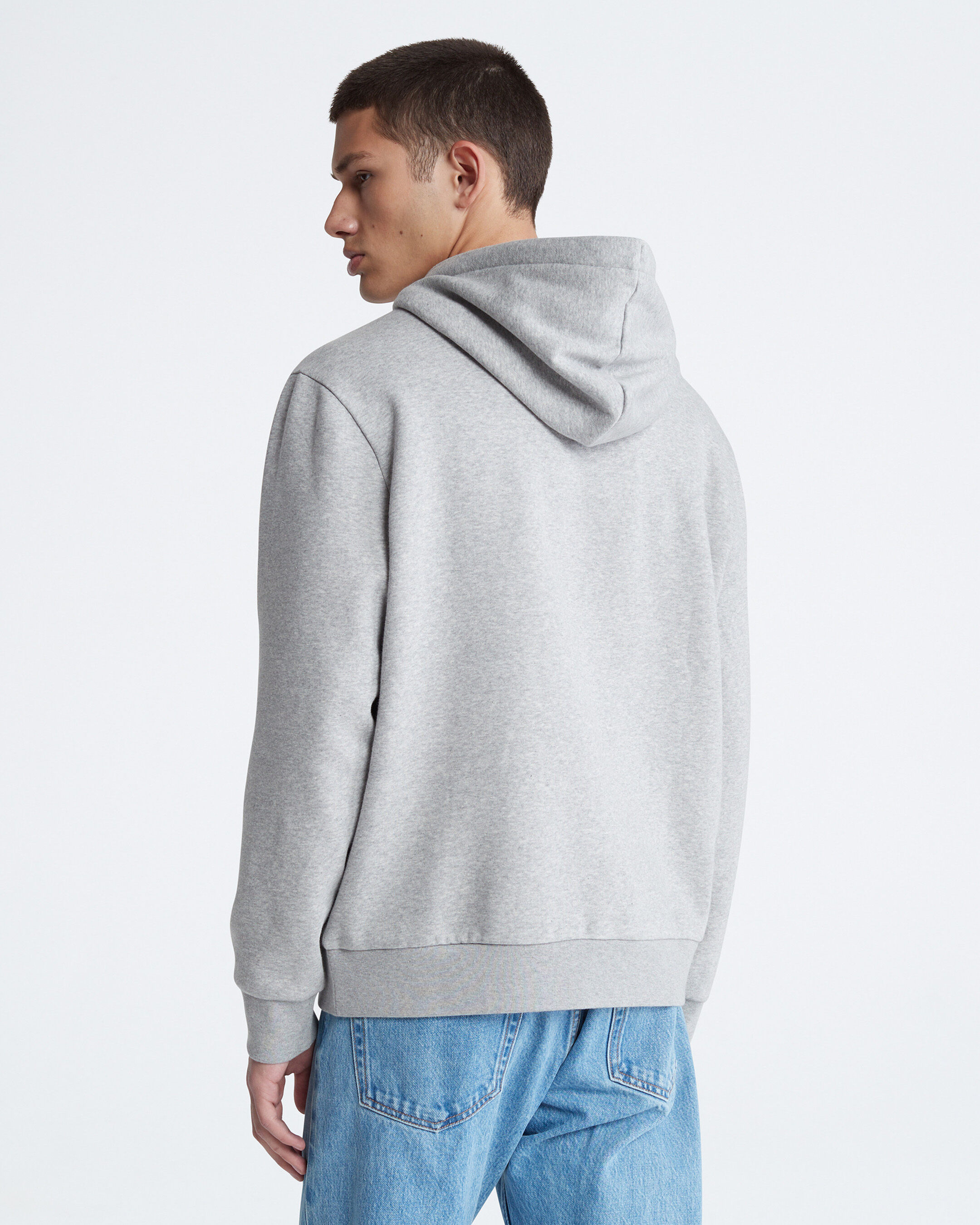 Archive Logo Fleece Hoodie | grey | Calvin Klein Taiwan