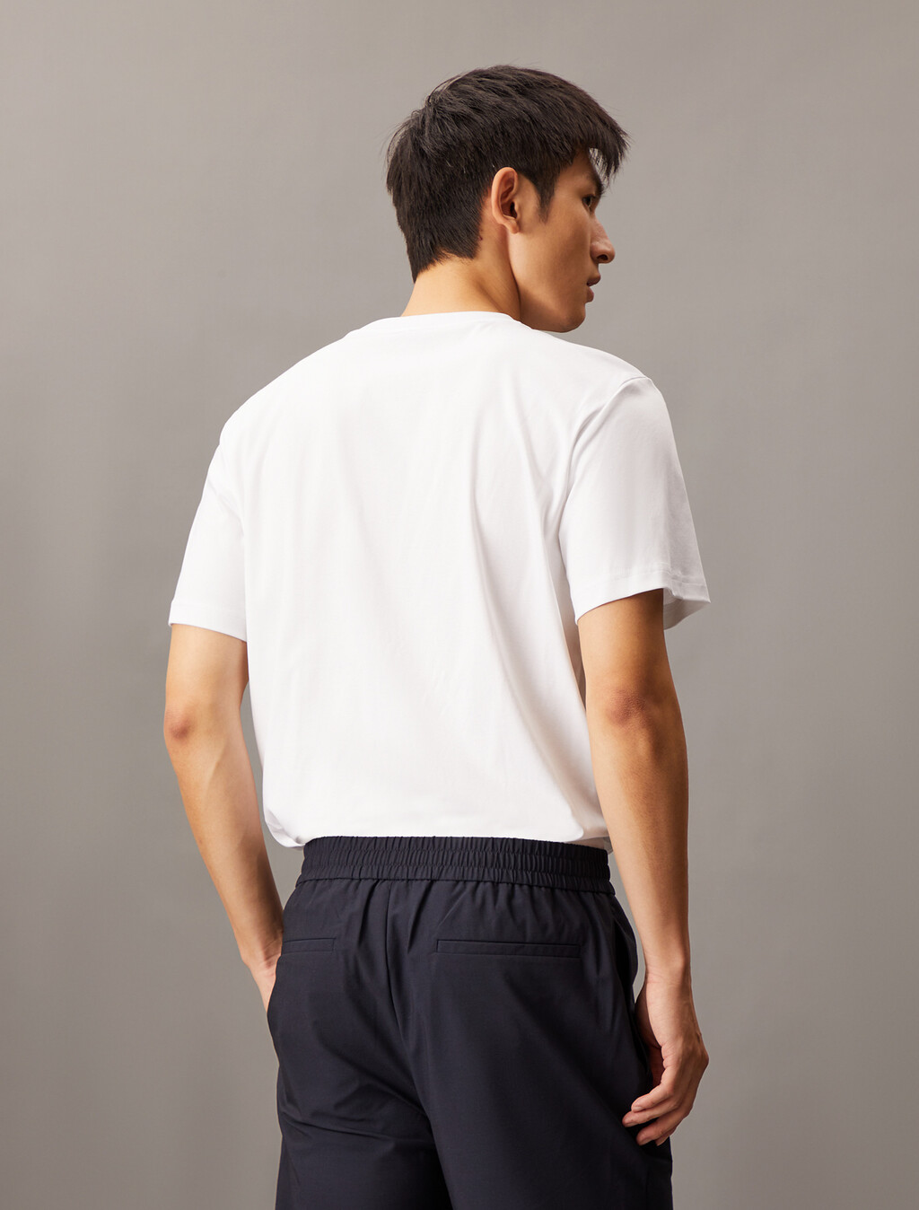 Smooth Cotton 防紫外線棉質 T 恤, Bright White, hi-res