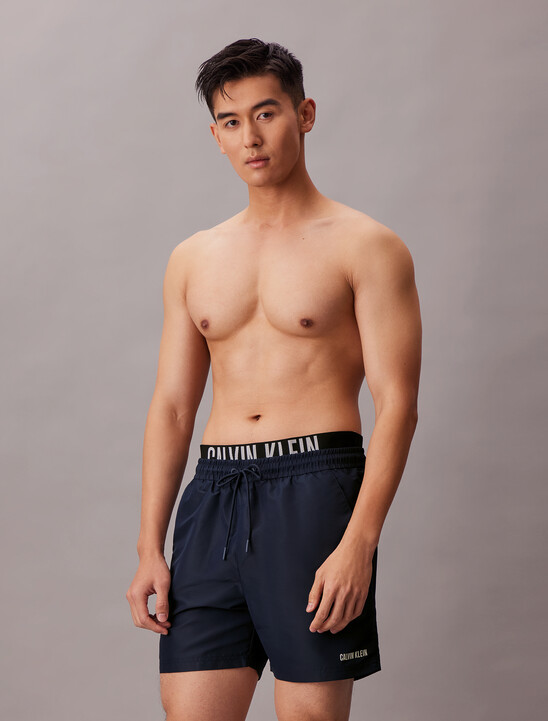 中長款抽繩泳裝短褲