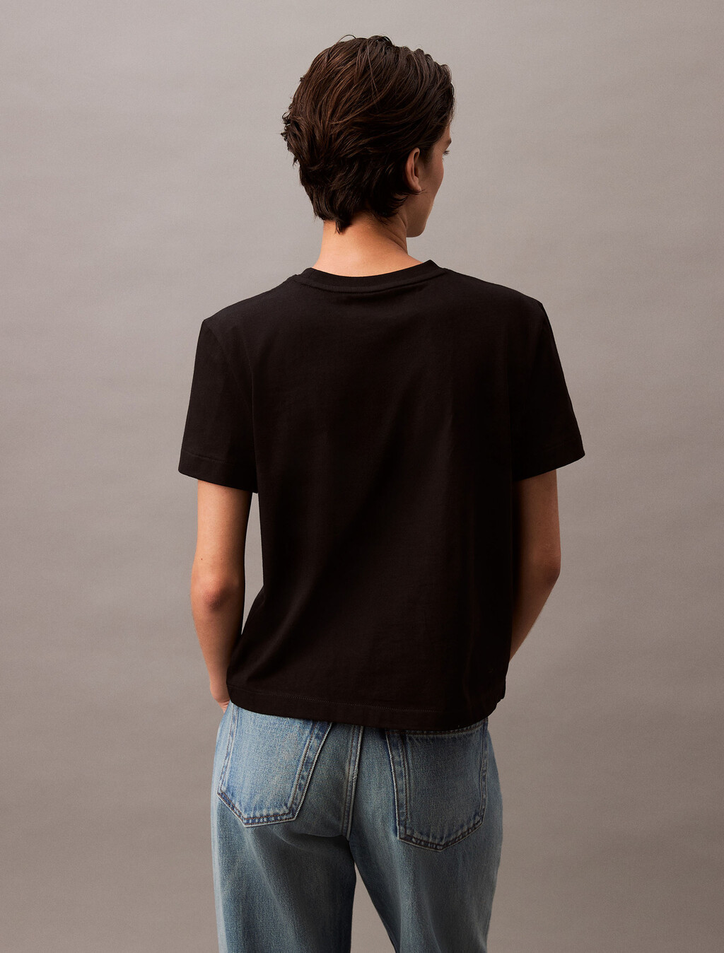 CLASSIC SLIM TEE, Black, hi-res