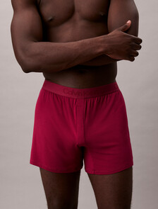 超柔莫代爾修身四角內褲, Beet Red, hi-res