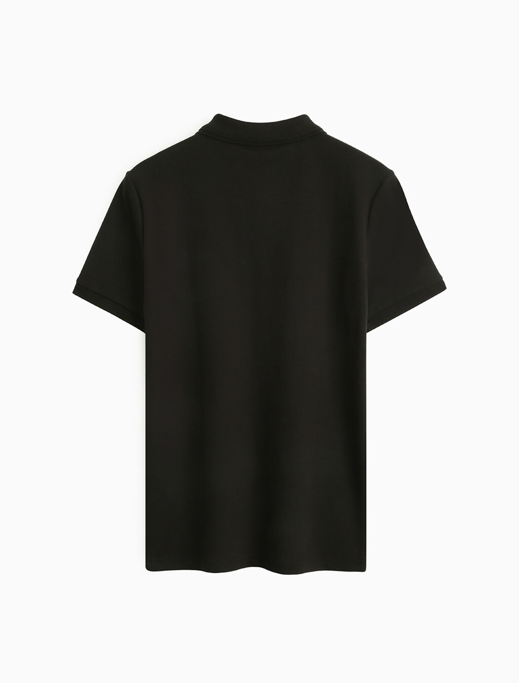 Ck Badge Slim Smooth Cotton Polo, Ck Black, hi-res