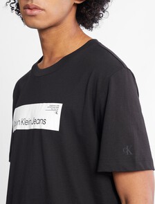 Hyper Real Box Logo Tee, Ck Black, hi-res