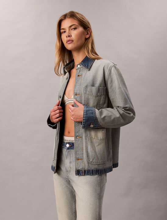 Relaxed Inside Out Denim Jacket