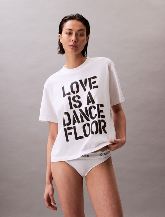 Pride Love Is A Dance Floor Graphic Relaxed T-Shirt