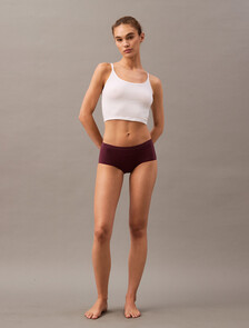 Bonded Flex Boyshort, Mauve Wine, hi-res