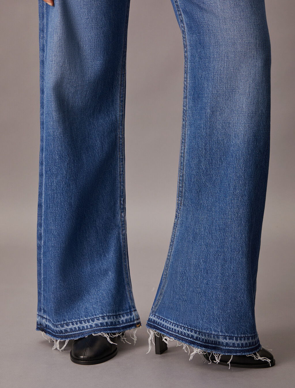Tencel High Rise Wide Leg Jeans, Denim Light, hi-res