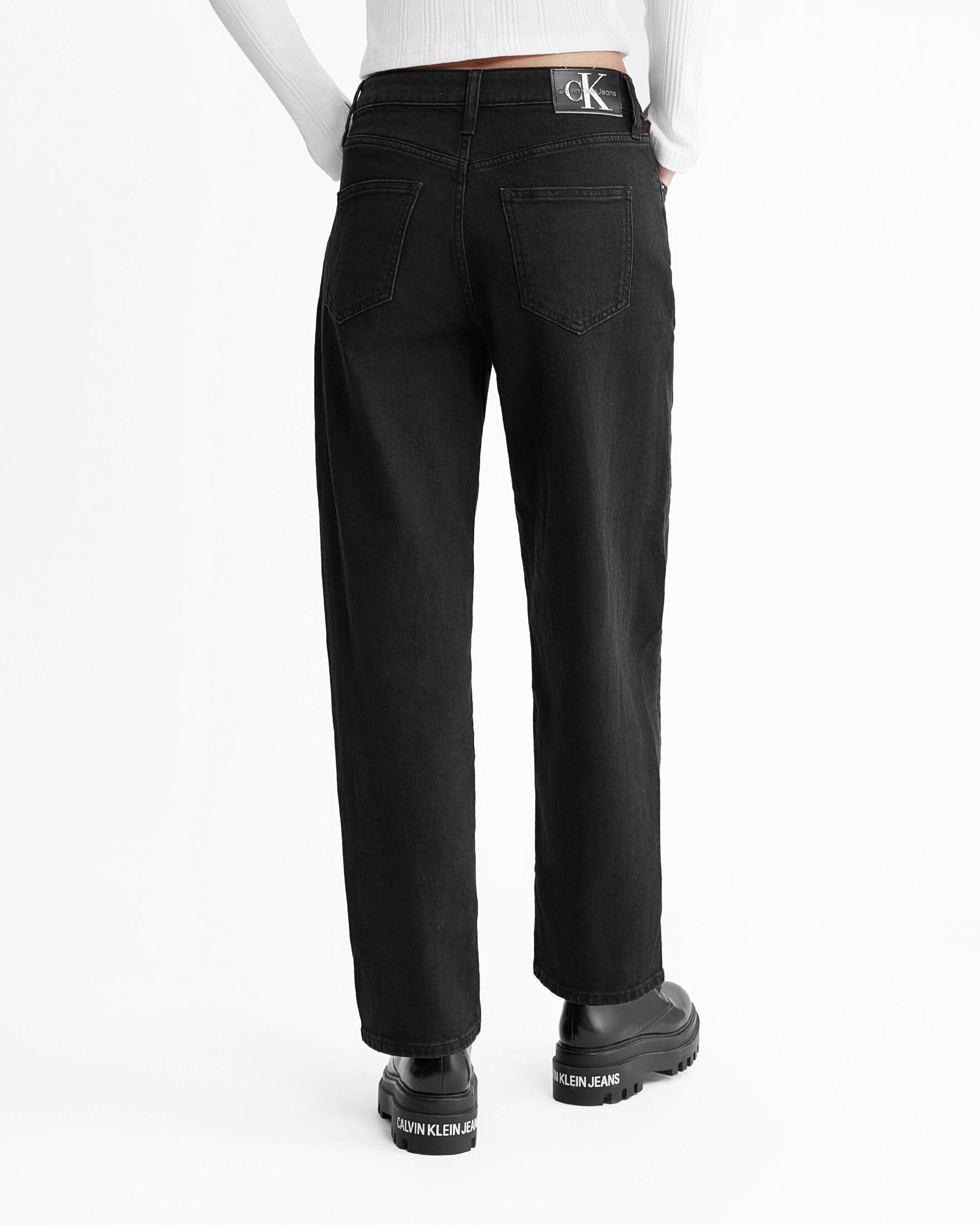 Calvin klein black hotsell straight leg jeans