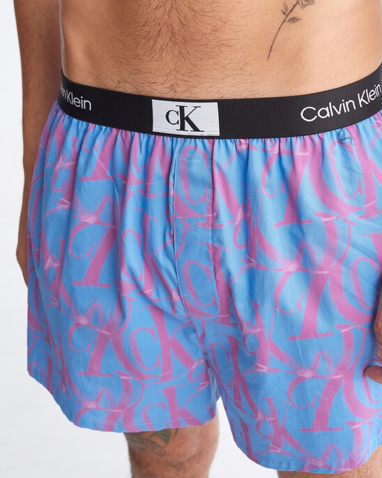 CALVIN KLEIN 1996 梭織棉質平口內褲
