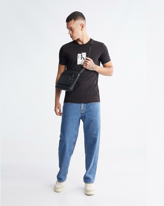 Metallic Foil Monogram Organic Cotton Tee