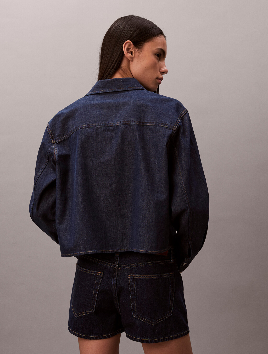 短方版牛仔襯衫, CHESAPEAKE BAY, hi-res