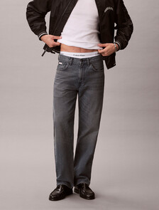 90 年代直筒牛仔褲, BLUE ASH STONE, hi-res